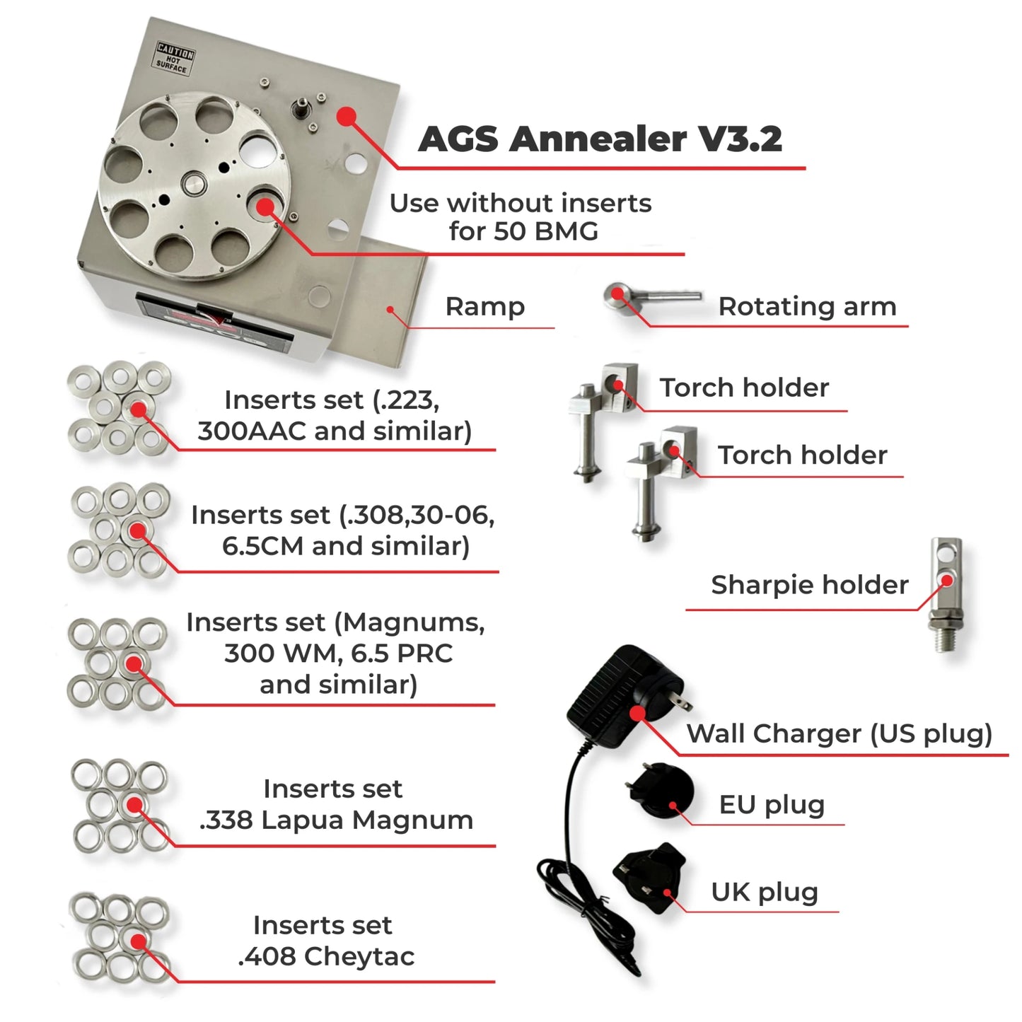 AGS Brass Annealer 3.2 – .50BMG